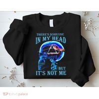 ThereS Someone In My Head But ItS Not Me Skull Sweatshirt thumb 2