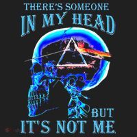 ThereS Someone In My Head But ItS Not Me Skull Tumbler thumb 3