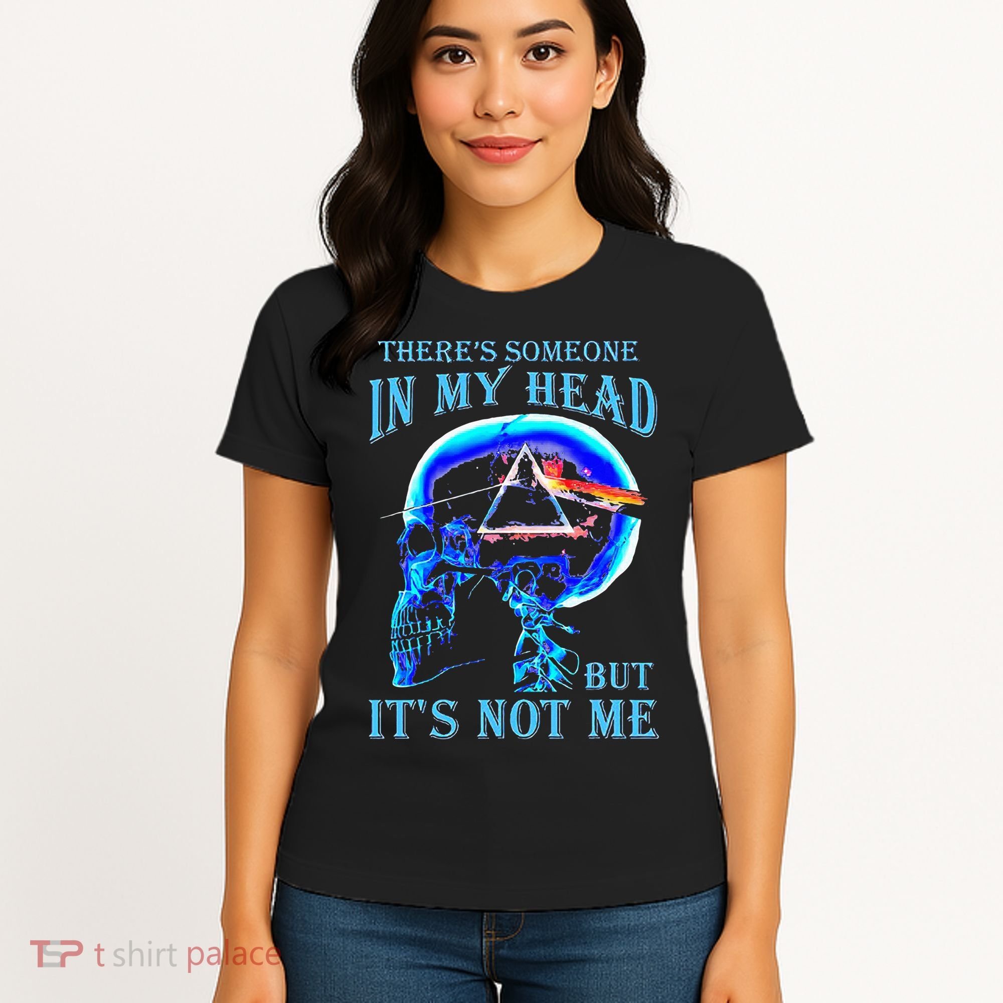 ThereS Someone In My Head But ItS Not Me Skull Women's T-Shirt