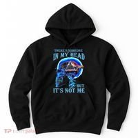 ThereS Someone In My Head But ItS Not Me Skull Hoodie thumb 0