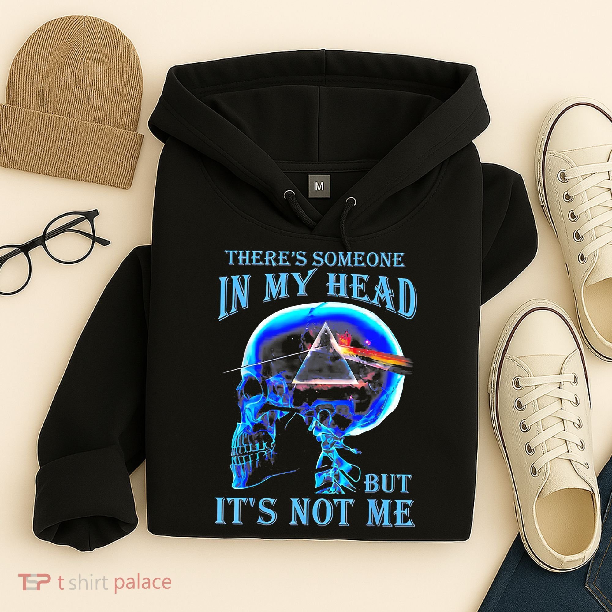 ThereS Someone In My Head But ItS Not Me Skull Hoodie
