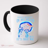 ThereS Someone In My Head But ItS Not Me Skull Coffee Mug thumb 0