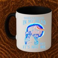 ThereS Someone In My Head But ItS Not Me Skull Coffee Mug thumb 2