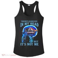 ThereS Someone In My Head But ItS Not Me Skull Ladies PosiCharge Competitor Racerback Tank thumb 0