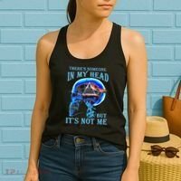 ThereS Someone In My Head But ItS Not Me Skull Women's Tank Top thumb 2