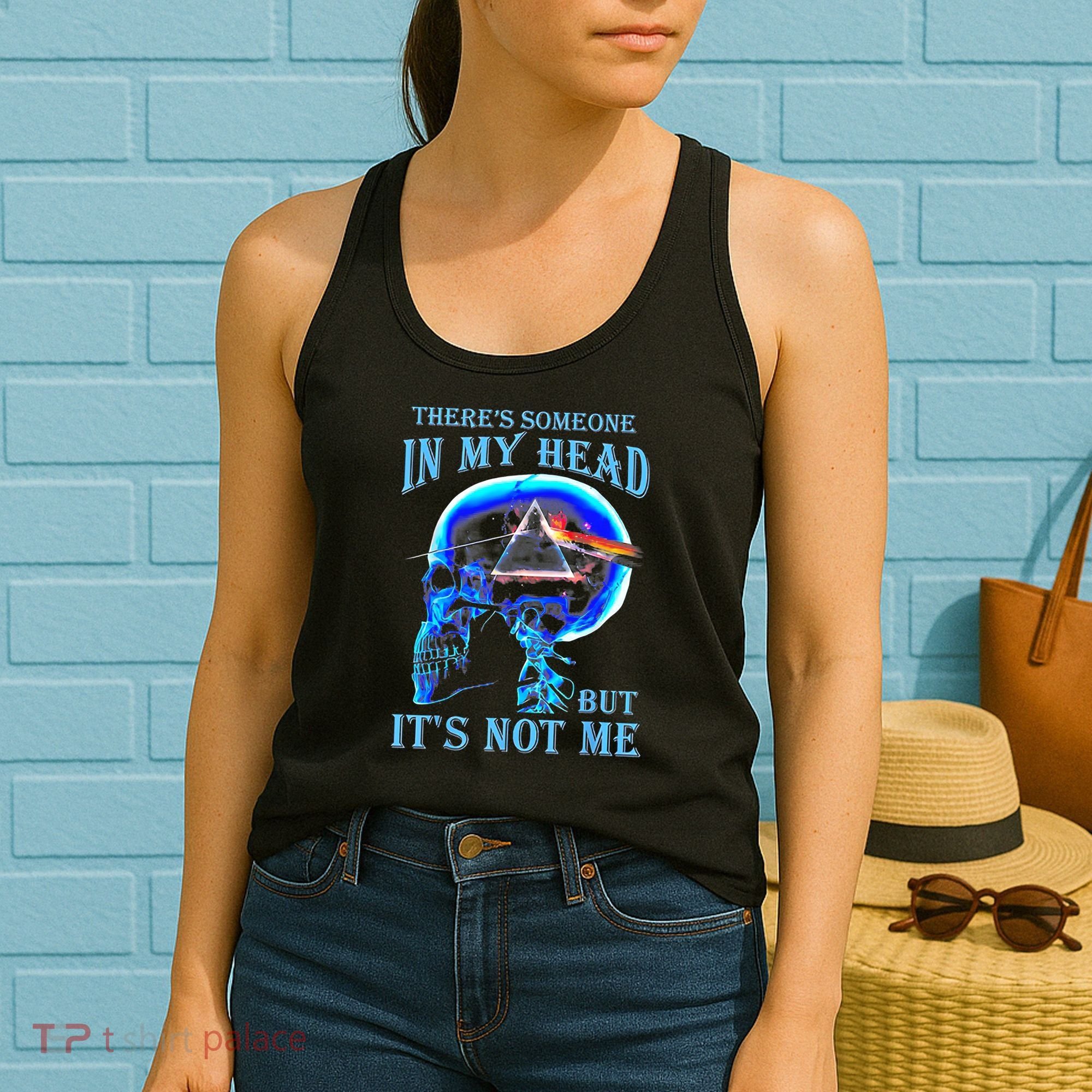 ThereS Someone In My Head But ItS Not Me Skull Women's Tank Top