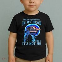 ThereS Someone In My Head But ItS Not Me Skull Toddler T-Shirt thumb 2