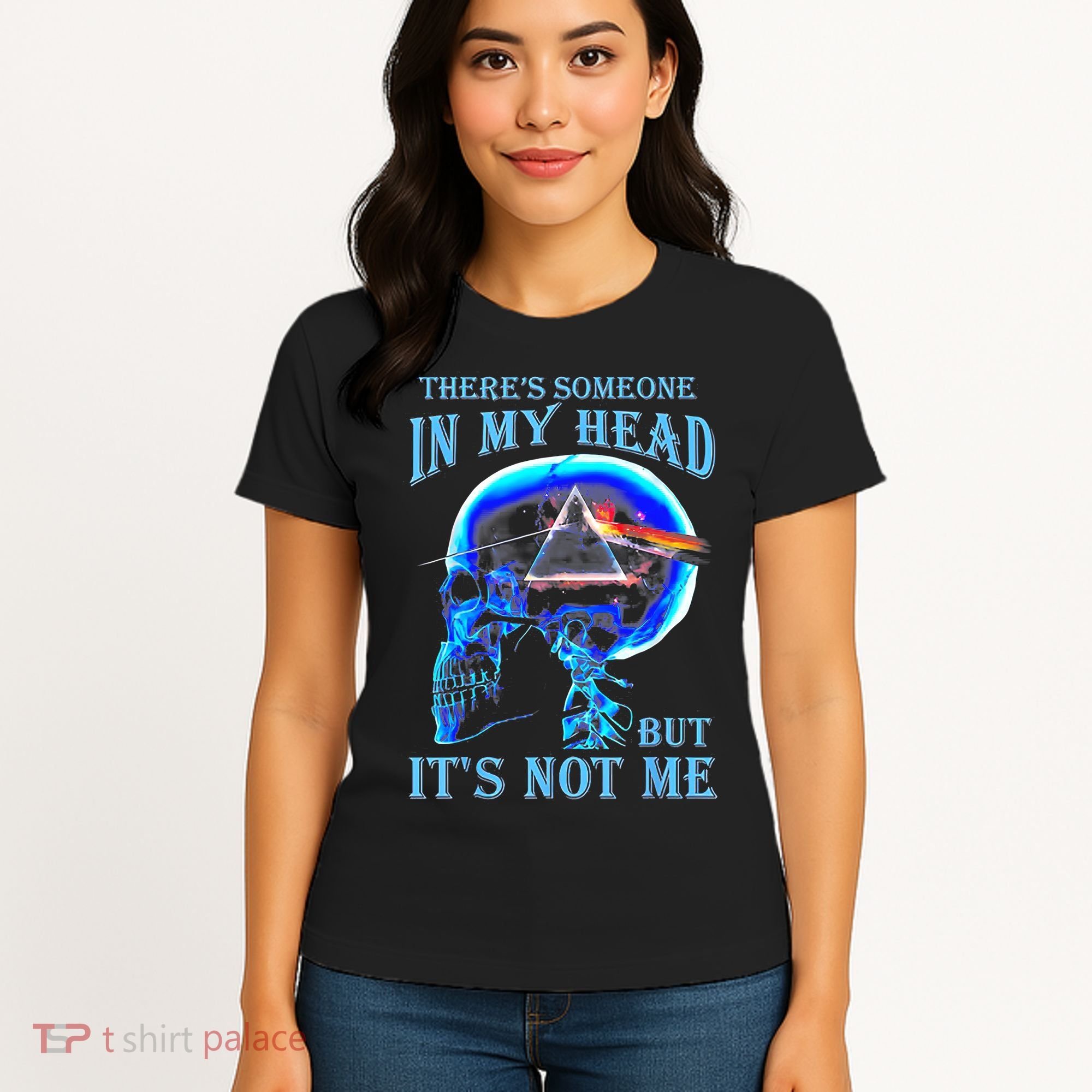ThereS Someone In My Head But ItS Not Me Skull Women's T-Shirt