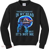 ThereS Someone In My Head But ItS Not Me Skull Kids Sweatshirt thumb 0
