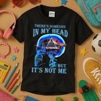 ThereS Someone In My Head But ItS Not Me Skull Kids T-Shirt thumb 3