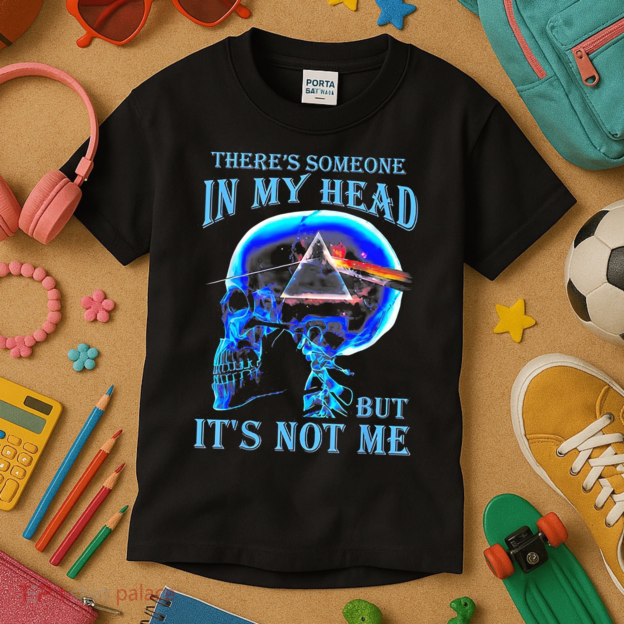 ThereS Someone In My Head But ItS Not Me Skull Kids T-Shirt