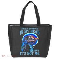 ThereS Someone In My Head But ItS Not Me Skull Tote Bag thumb 0