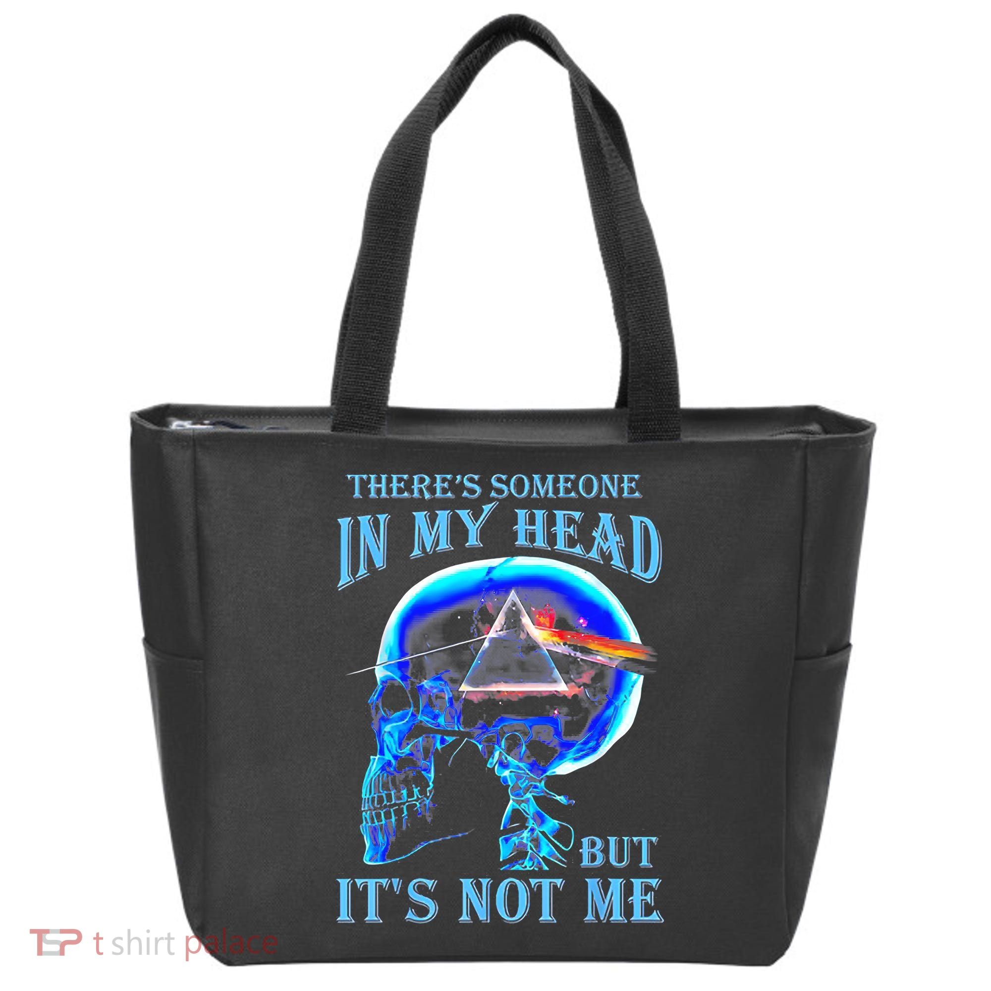 ThereS Someone In My Head But ItS Not Me Skull Tote Bag