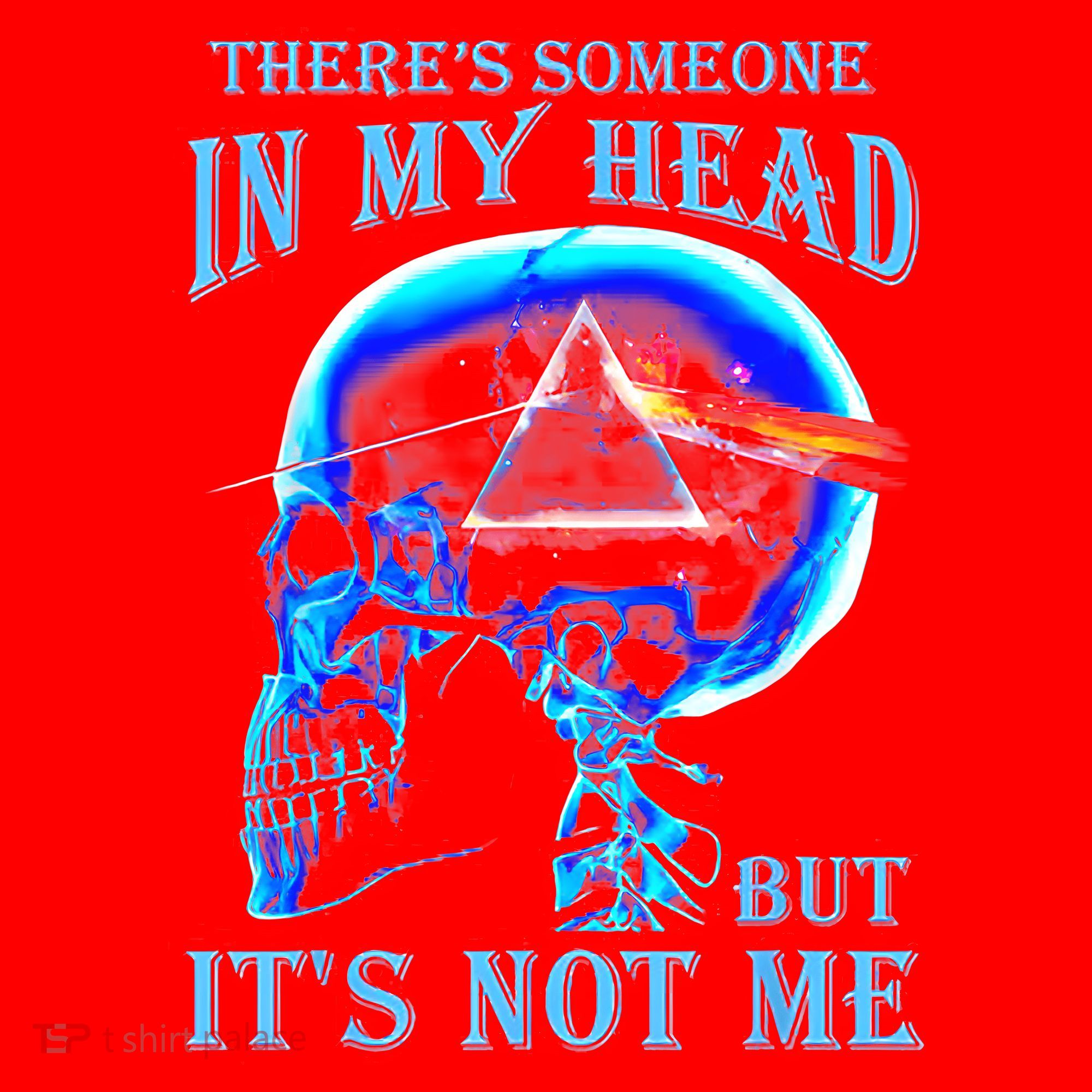 ThereS Someone In My Head But ItS Not Me Skull Santa Hat