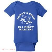 TodayS Soup Is A Dirty Martini Baby Bodysuit thumb 0