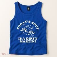 TodayS Soup Is A Dirty Martini Tank Top thumb 2