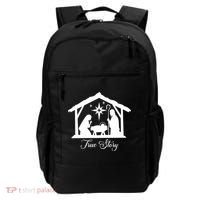 True Story Jesus Christmas Backpack thumb 0