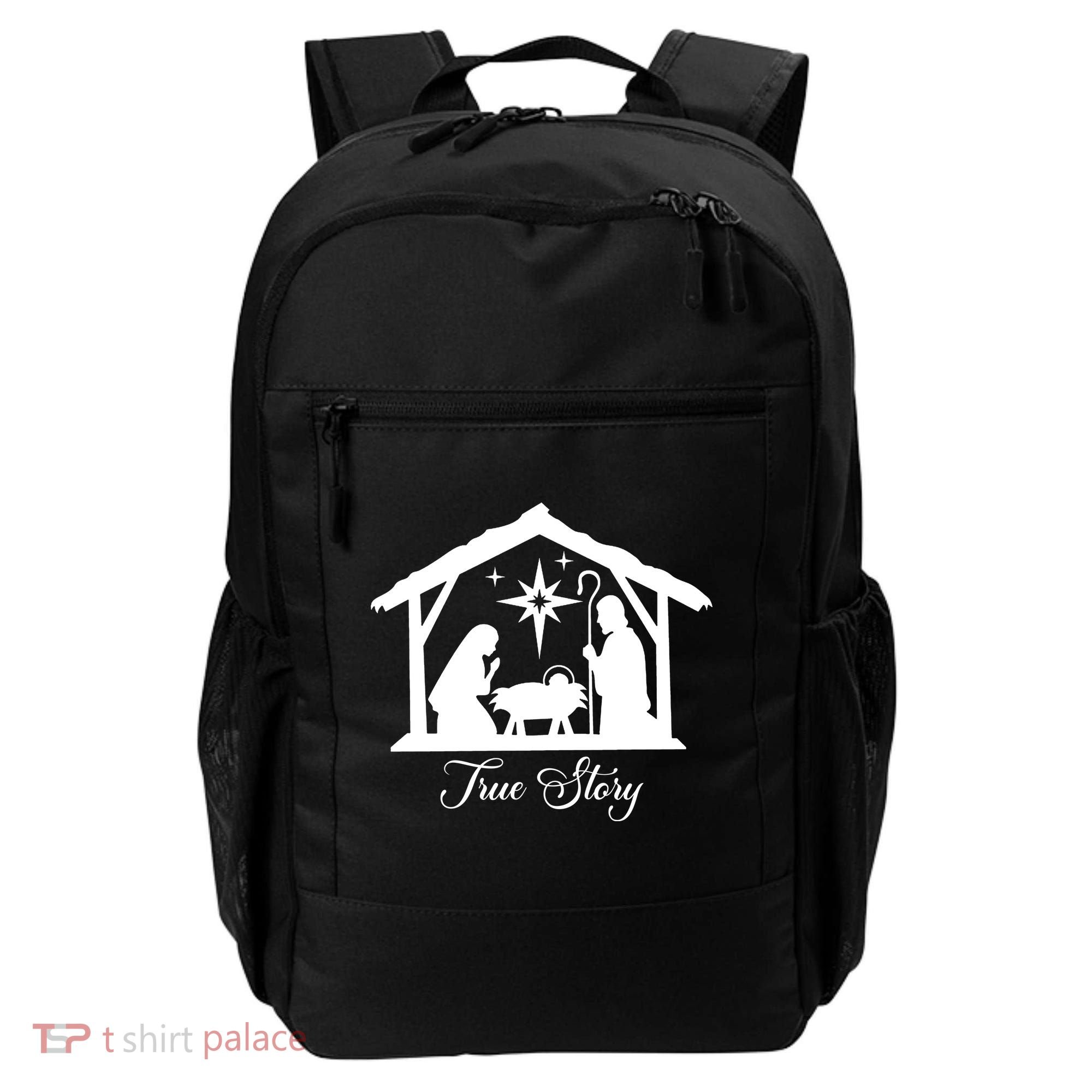 True Story Jesus Christmas Backpack