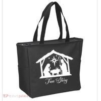 True Story Jesus Christmas Tote Bag thumb 2