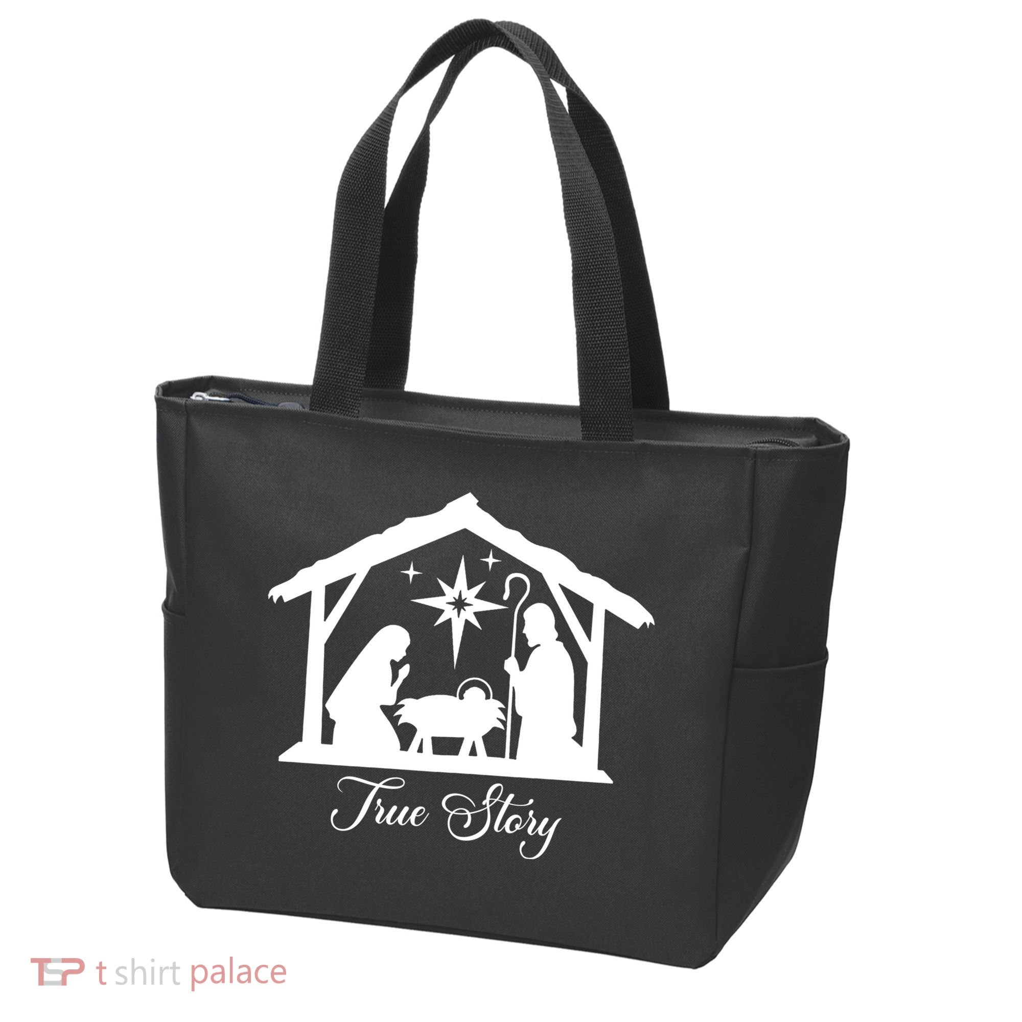 True Story Jesus Christmas Tote Bag
