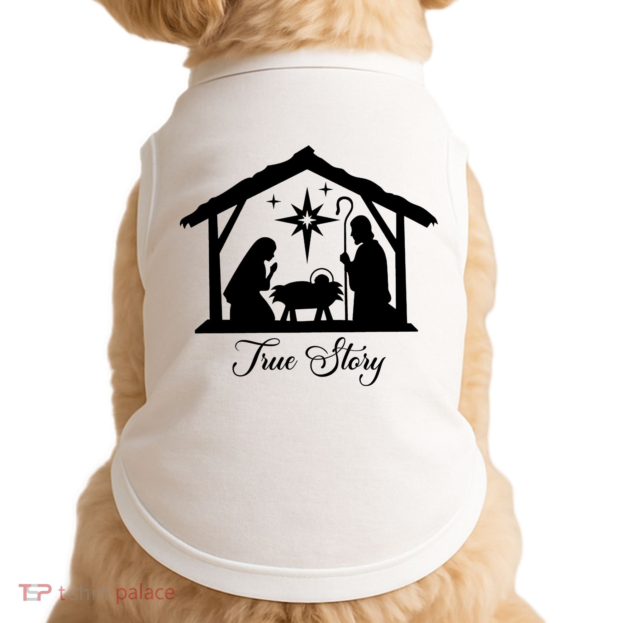 True Story Jesus Christmas Doggie Tank