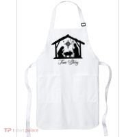 True Story Jesus Christmas Apron thumb 0