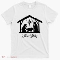 True Story Jesus Christmas T-Shirt thumb 0