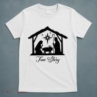True Story Jesus Christmas T-Shirt thumb 5