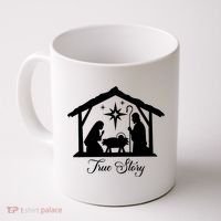 True Story Jesus Christmas Coffee Mug thumb 0