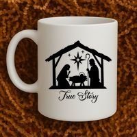 True Story Jesus Christmas Coffee Mug thumb 2