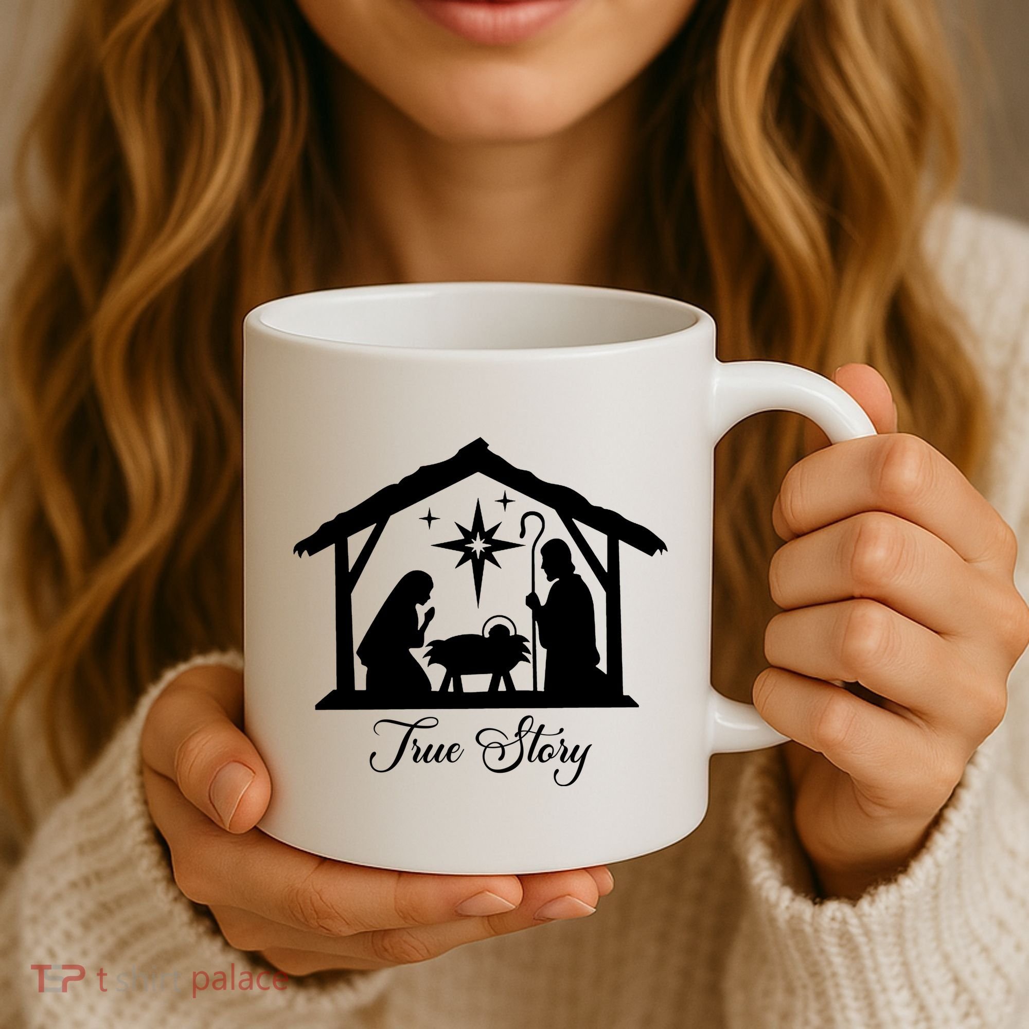 True Story Jesus Christmas Coffee Mug