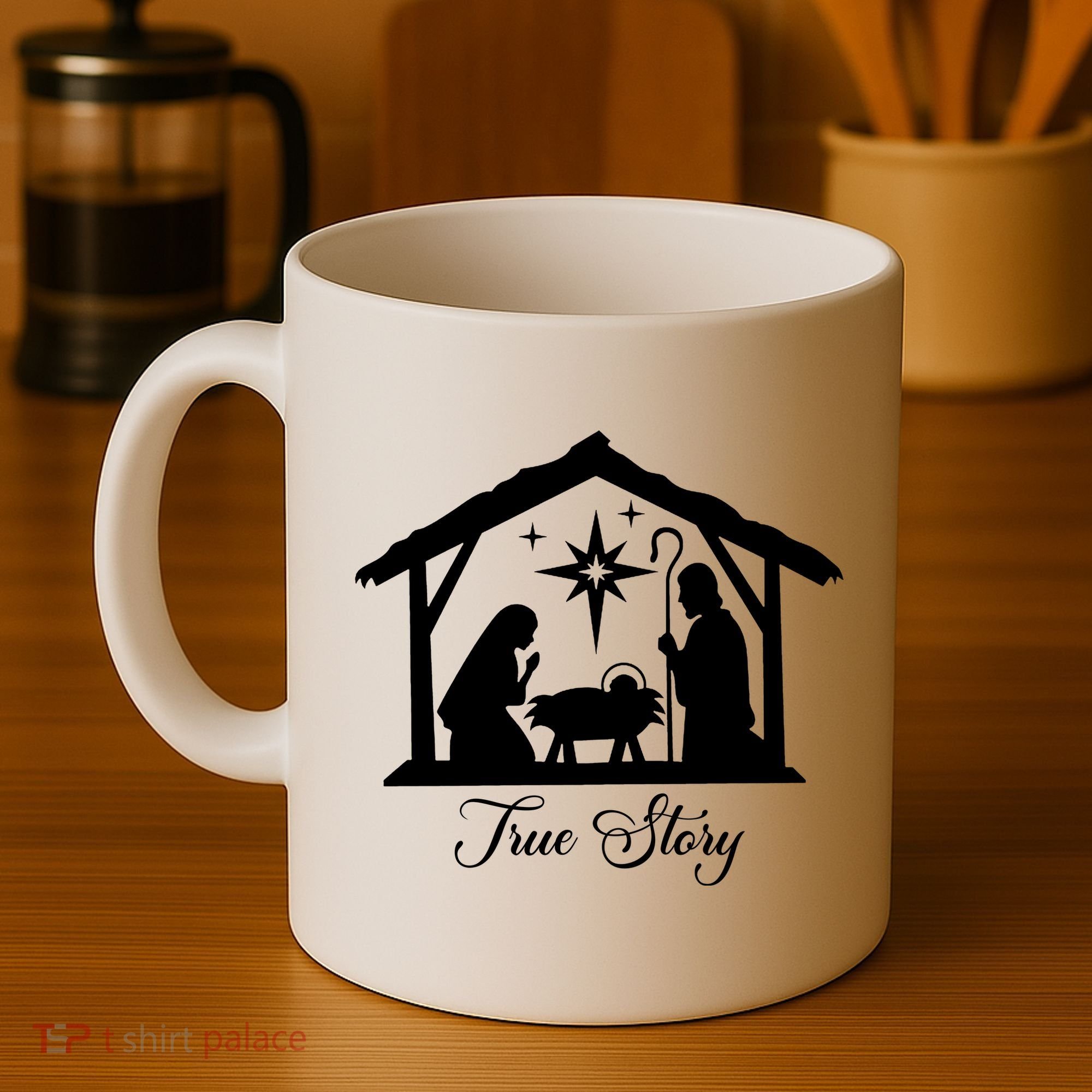 True Story Jesus Christmas Coffee Mug