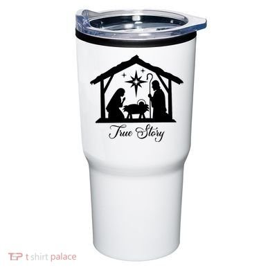 True Story Jesus Christmas Tumbler