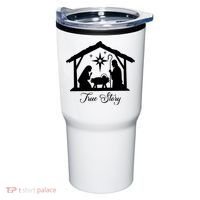 True Story Jesus Christmas Tumbler thumb 0