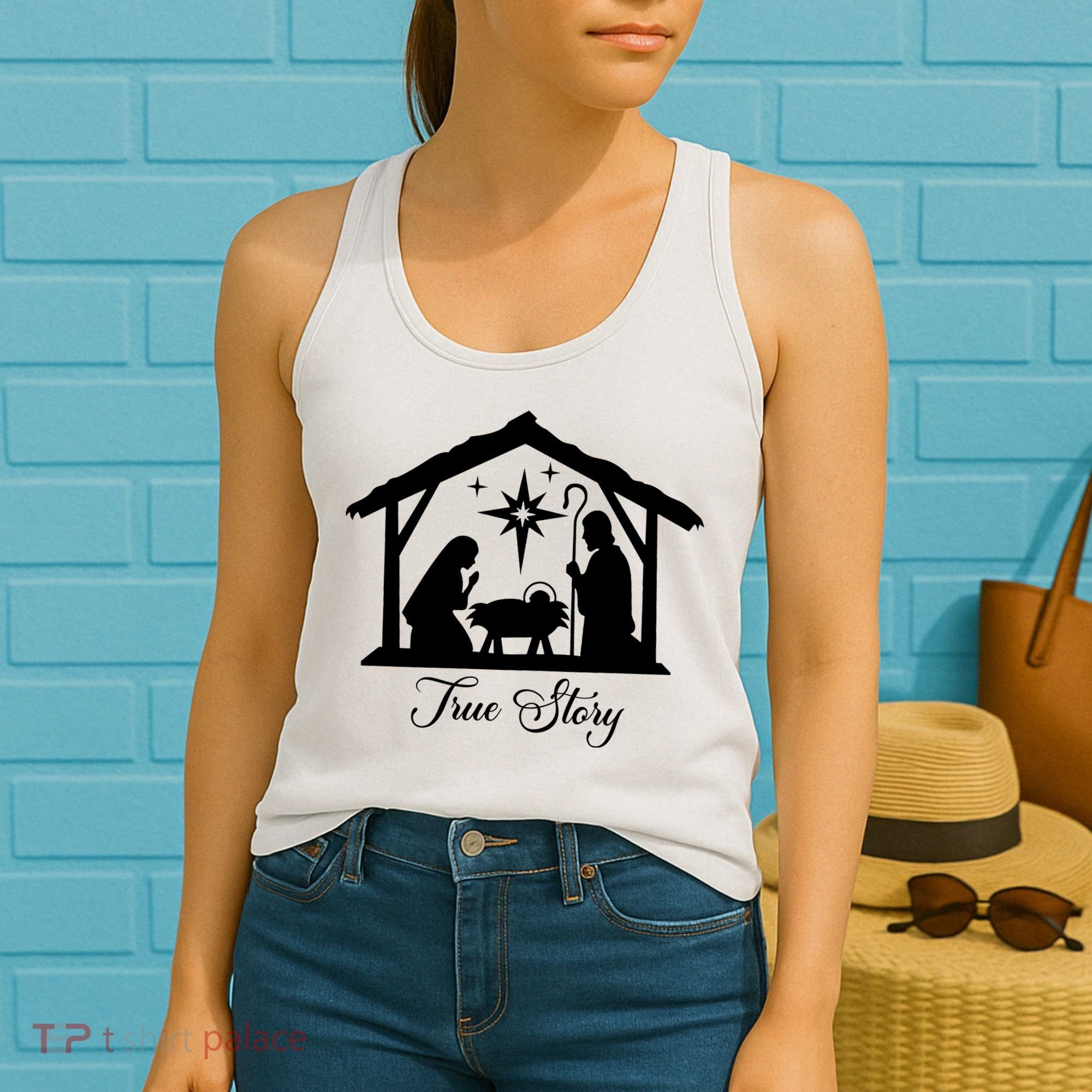 True Story Jesus Christmas Women's Tank Top