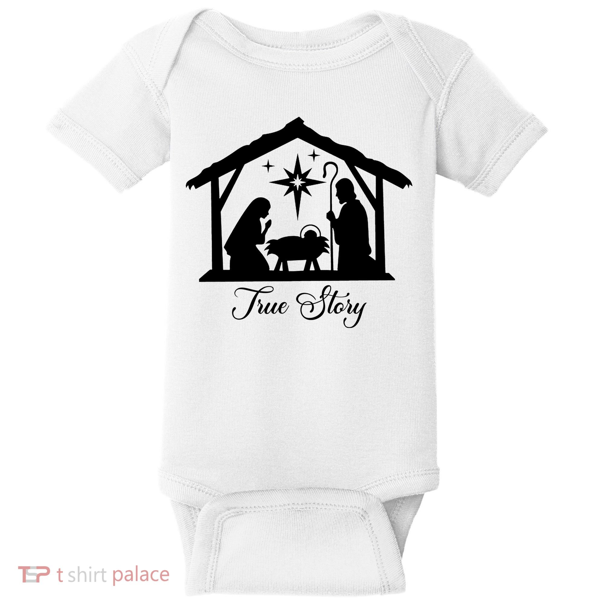 True Story Jesus Christmas Baby Bodysuit
