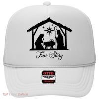 True Story Jesus Christmas Hat thumb 0
