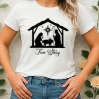 True Story Jesus Christmas Women's T-Shirt thumb 2