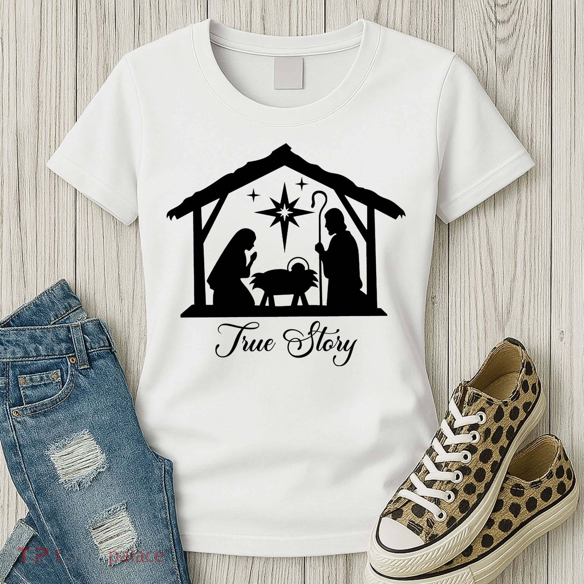 True Story Jesus Christmas Women's T-Shirt