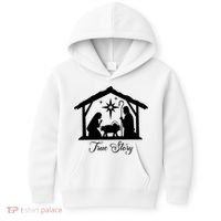 True Story Jesus Christmas Kids Hoodie thumb 0