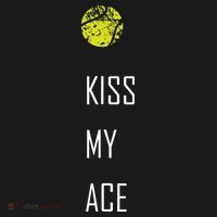 Tennis Shirts, Kiss My Ace Funny Cute Sports Gift Ornament thumb 1