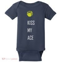 Tennis Shirts, Kiss My Ace Funny Cute Sports Gift Baby Bodysuit thumb 0