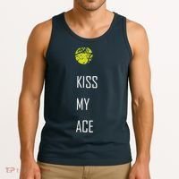 Tennis Shirts, Kiss My Ace Funny Cute Sports Gift Tank Top thumb 3