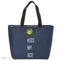 Tennis Shirts, Kiss My Ace Funny Cute Sports Gift Tote Bag thumb 0