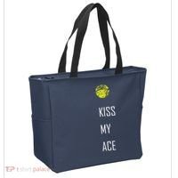 Tennis Shirts, Kiss My Ace Funny Cute Sports Gift Tote Bag thumb 2
