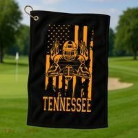 Tennessee State Kids Tennessee Orange Game Day TN Golf Towel thumb 1