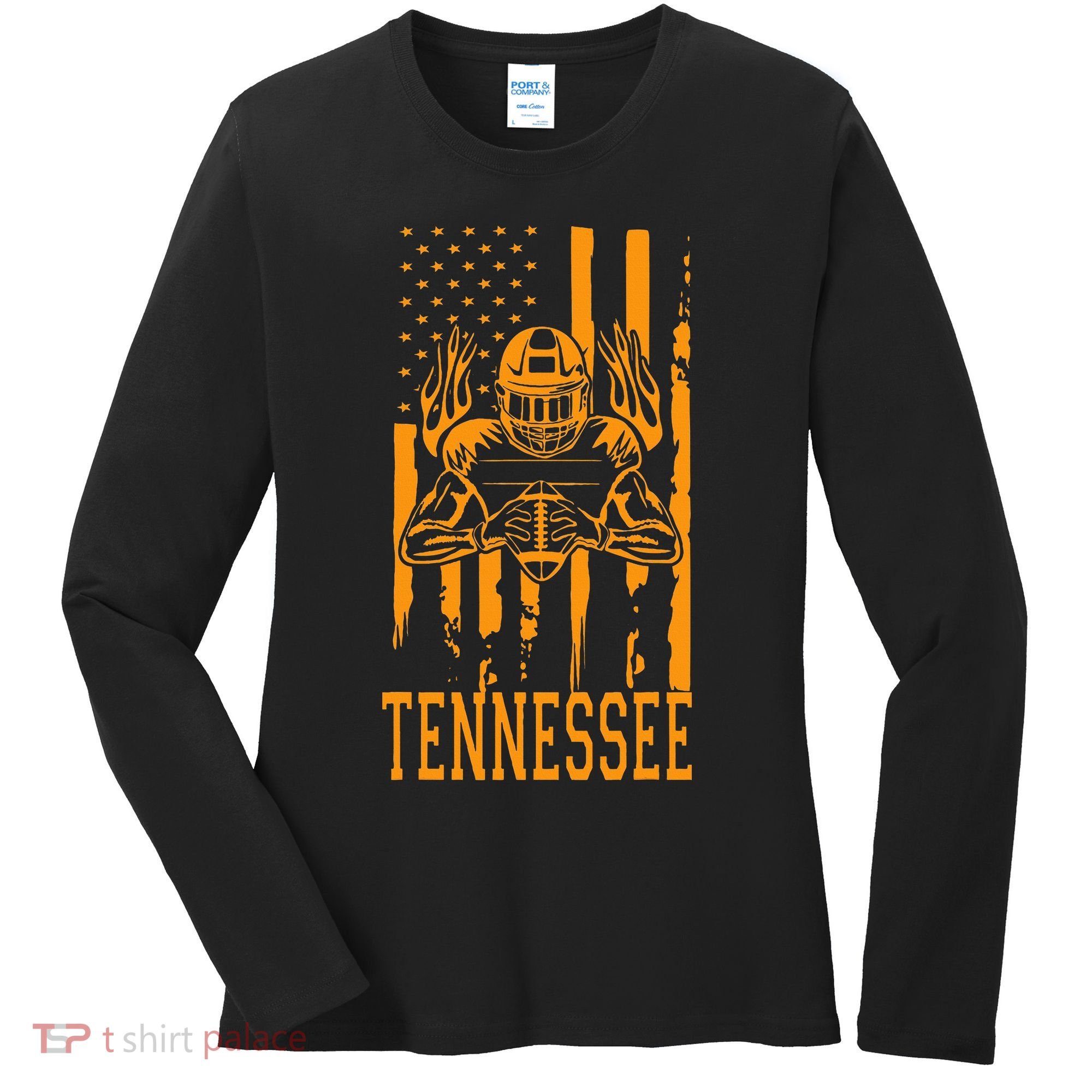 Tennessee State Kids Tennessee Orange Game Day TN Women's Long Sleeve Shirt