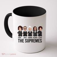 THE SUPREMES Ketanji Brown Jackson RBG Sotomayor Cute Coffee Mug thumb 0