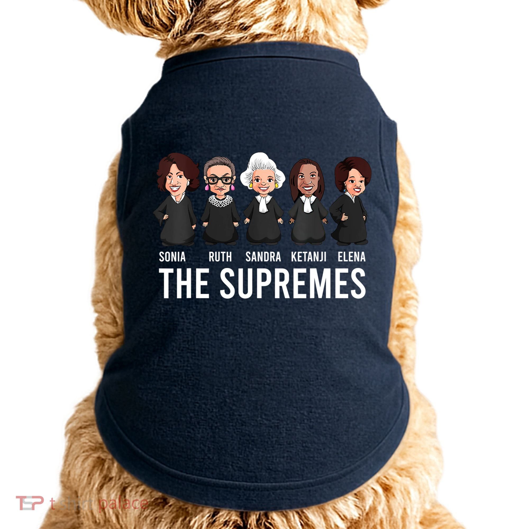 THE SUPREMES Ketanji Brown Jackson RBG Sotomayor Cute Doggie Tank