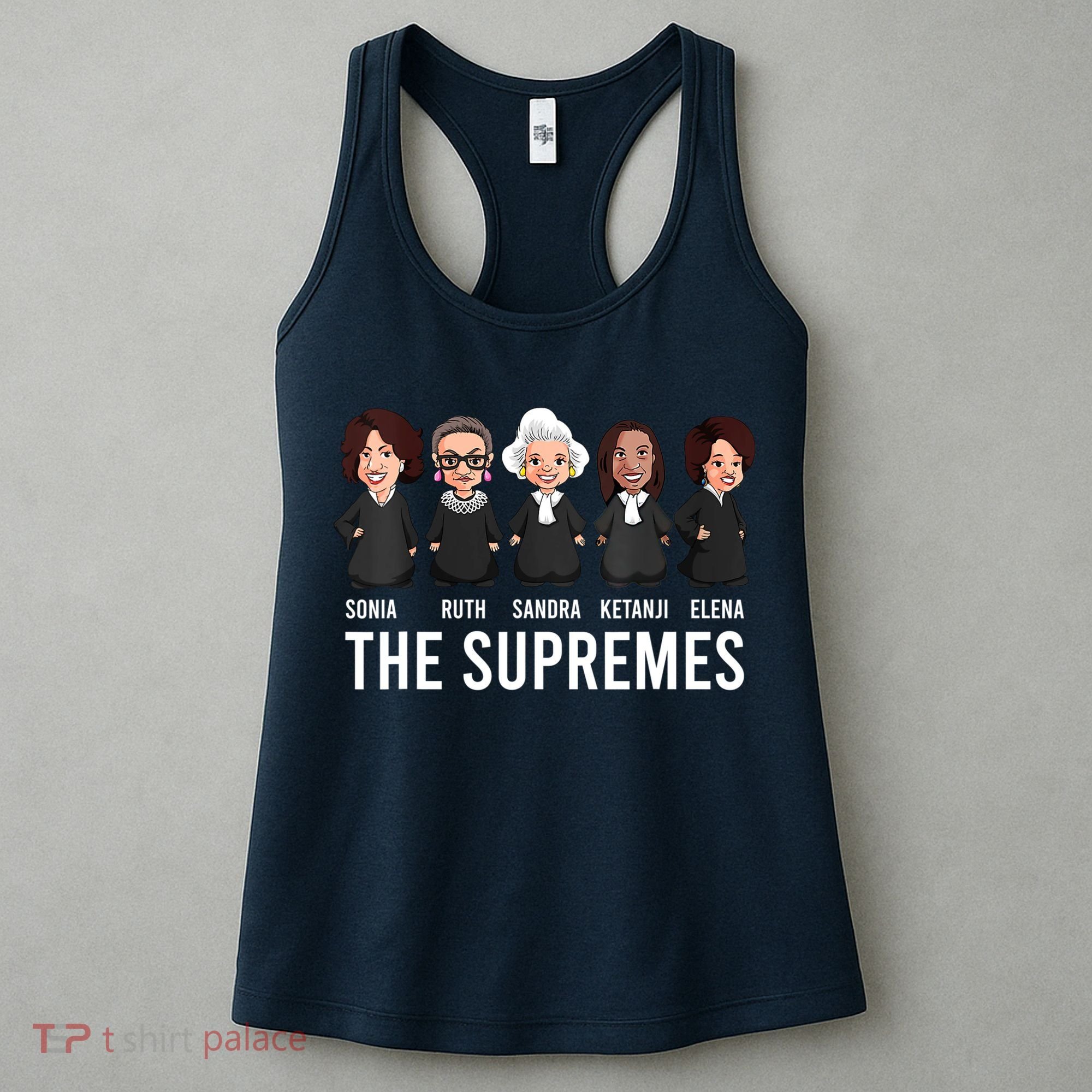 THE SUPREMES Ketanji Brown Jackson RBG Sotomayor Cute Women's Tank Top